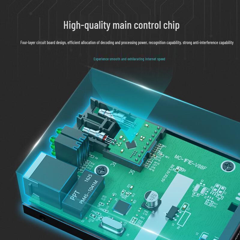HAILE Gigabit Single-Mode Fiber Optic Transceiver