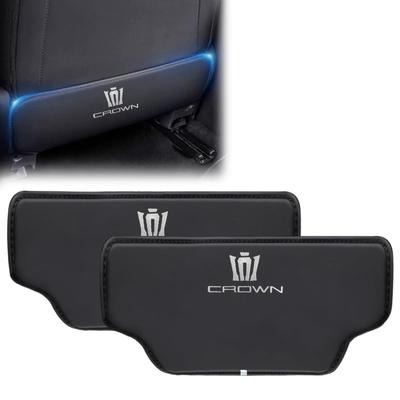 Garde-pieds CarModule Conçus Spécifiquement pour Toyota Nouvelle Crown 210 Brodés Siège Arrière Protection Contre Les Coups Siège Arrière Taches Coupséraflures Intérieur Velcro Facile