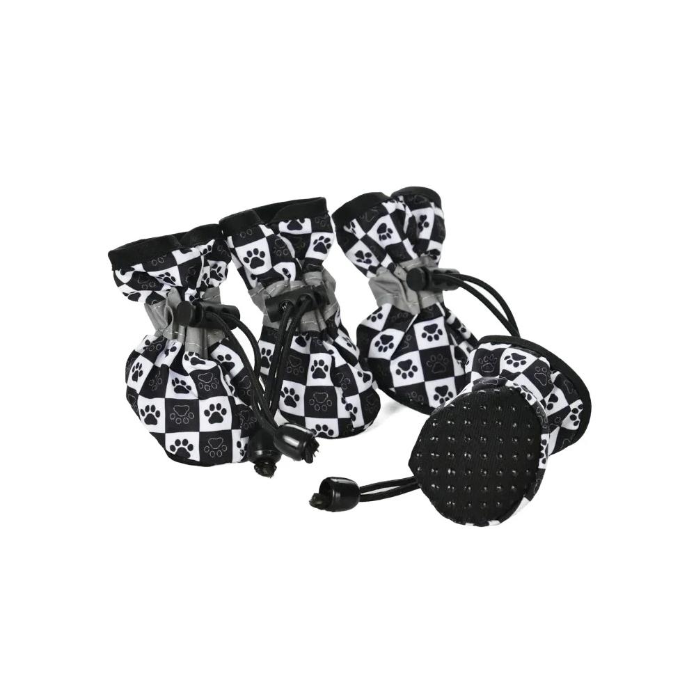 4Pcs Pet Dog Shoes Waterproof Puppy Small Medium Dogs Cat Puppy Socks Warm Snow Anti-slip Boots Pet Rain Shoes Yorkie Sneakers