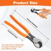 Steel Cable Cutter Wire Cutting Tool Wire Shear with Non Slip Hand Labor Saving High Leverage Cable Cutting Tool for Electrician