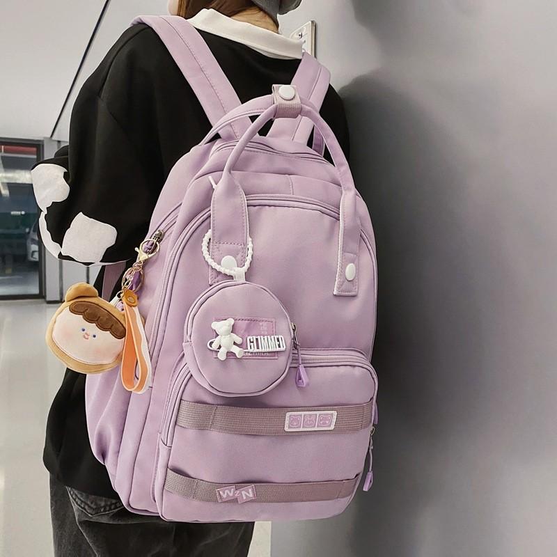 Backpack Girls Youth Casual School Bag With Inner Compartment And Colors Fashion