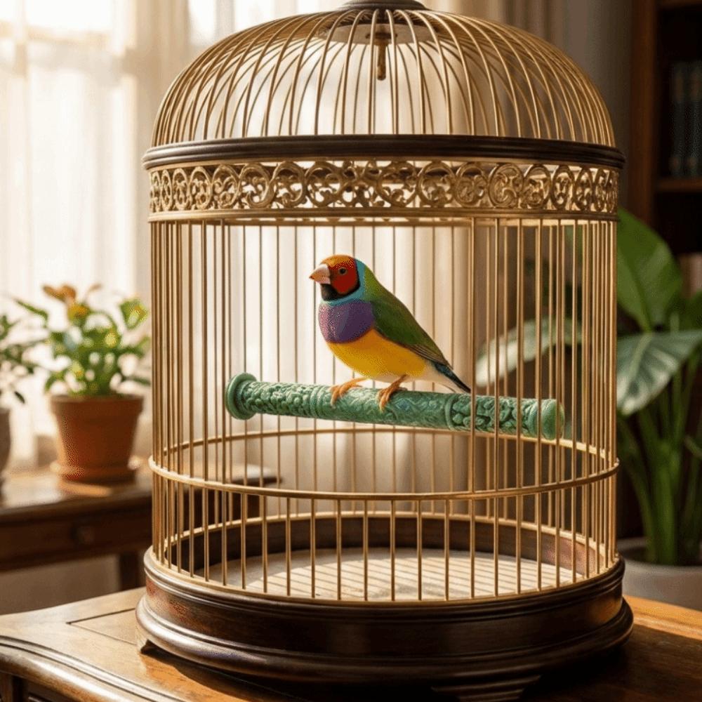 Portable Parrot Claw Grinding Rod Bite Resistant Parrot Standing Bar Grinding Stick Bird Cage