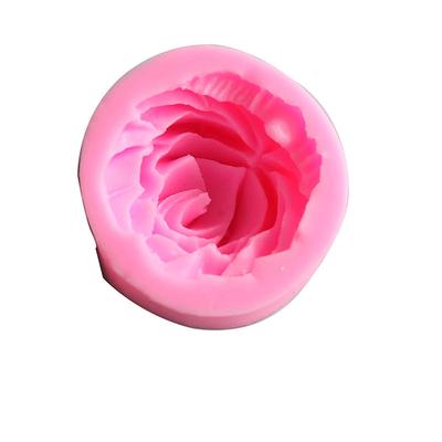 Stampo per fondente in silicone con fiori di rosa 3D, per cioccolato, pasta di zucchero, strumenti fai da te