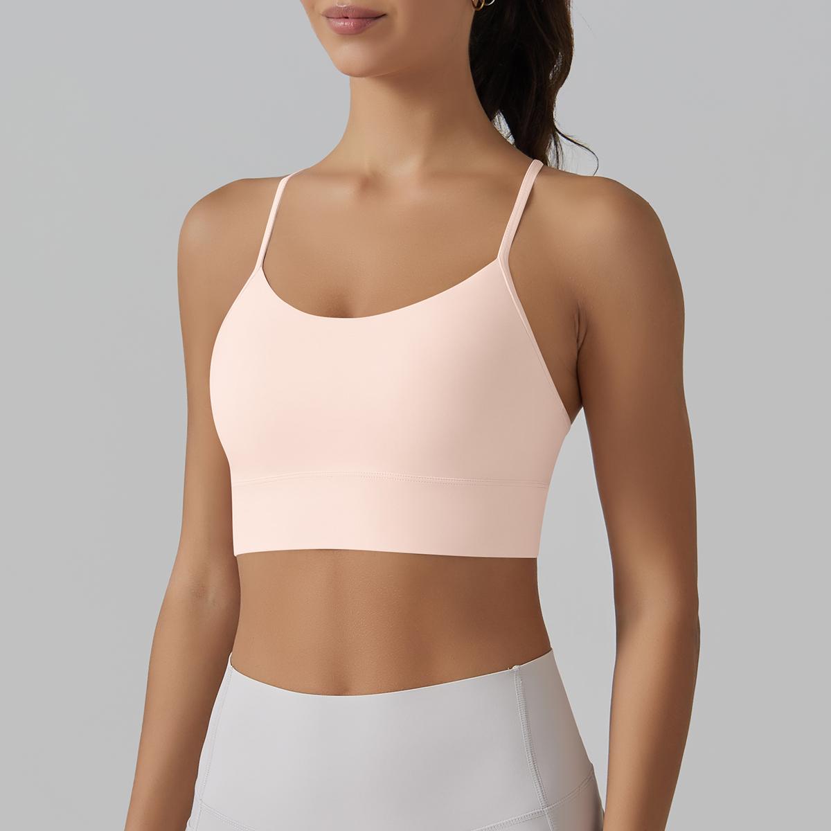 

Nessaj Женский спортивный топ для тренажерного зала, йоги, фитнеса, черный жилет без спинки, ударопрочный, для бега, тренировок, высокоэластичный топ-майка S