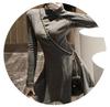 Women's Petite High-Neck Cinched-Waist Thermal Fleece Dress - Slimming A-Line Base Layer