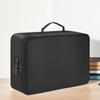Fireproof Document Box with Lock Document Organizer Multi-Layer File Organizer Safe Storage Box for Important Documents