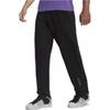 adidas Pantaloni Casual da Uomo Originals Trefoil Logo a Lettere Uniforme Vita Elastica Bottone a Pressione Pantaloni Neri HN0379