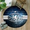 1pc C-Chelsea  Carpet, Round Rug, Comfortable, Suitable for Entryways, Living Rooms, Office, And Bedrooms, Christmas Decoration