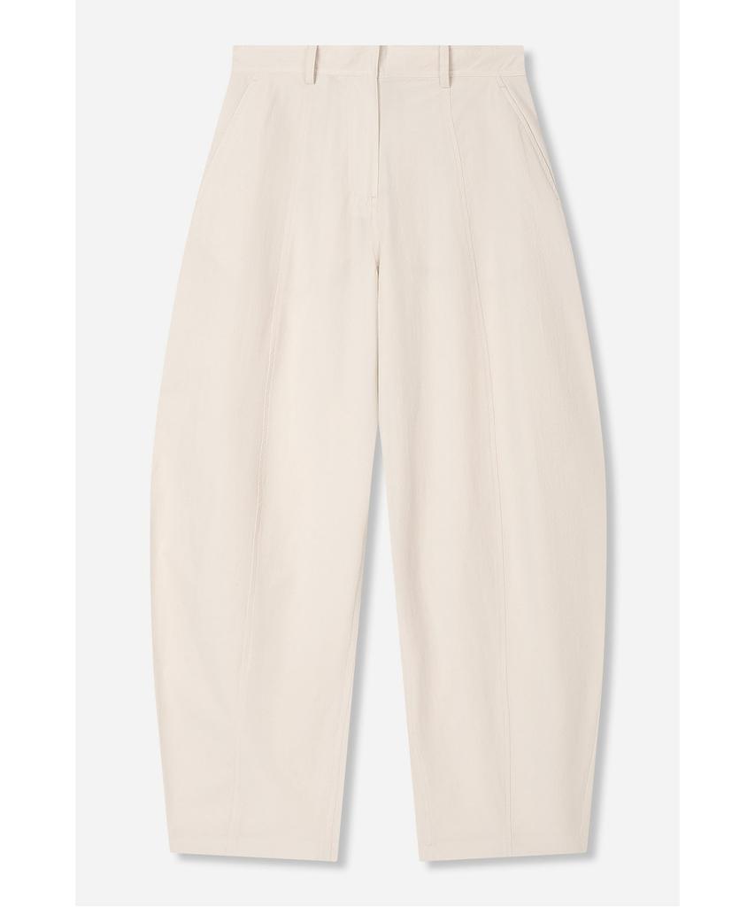 Jaa [Jaah] Round Silhouette Pants Cream