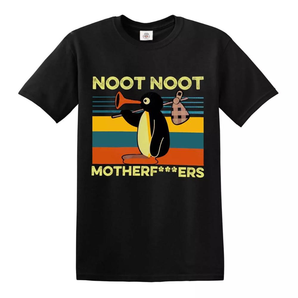 Pingu Noot Noot T-Shirt Men s Funny Motherf*ckers Offensive Rude Funny Top Tee Unisex T-Shirt XL