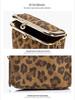 Genuine Leather Mini Leopard Print Coin Purse – Multi-functional Storage Bag for Women
