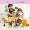 Realistic Plush Cat Toy Lifelike Short Hair Kitten Stuffed Animal Doll Wholesale