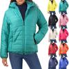 Lightweight Insulated Autumn Winter Jackets Women's Hooded Jackets Ultralight Quilted Down Coats for Warm Duck Down