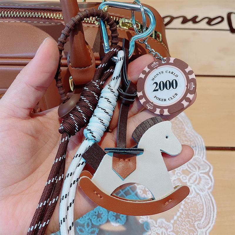 Braided Rope Bag Pendant High-grade Keychain Pendant Trojan Horse Pendant Suitable for Phone Bag Accessories