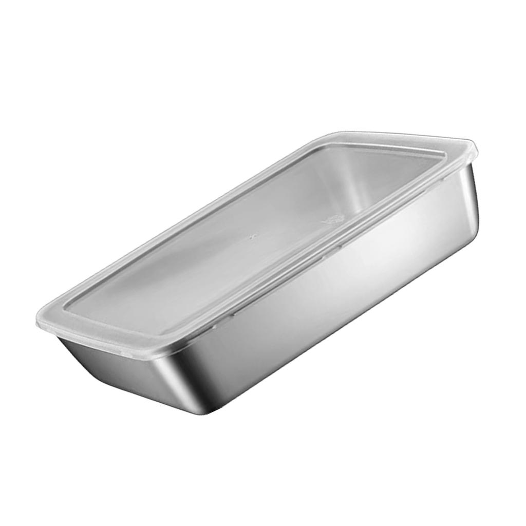 Stainless Steel Serving Trays for Food Grilling Prep and Serve Trays BBQ Platter Grilling Tray for Cooked and Raw Meat