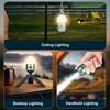 New Multifunctional Camping LED Flashlight Built-in Battery USB Rechargeable Outdoor Camping Hanging Magnetic Emergency Torch