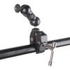 Heavy Duty Metal Double Ball Head Arm Clamp With 1/4 And 3/8 Thread For DSLR Camera Bike Handlebar