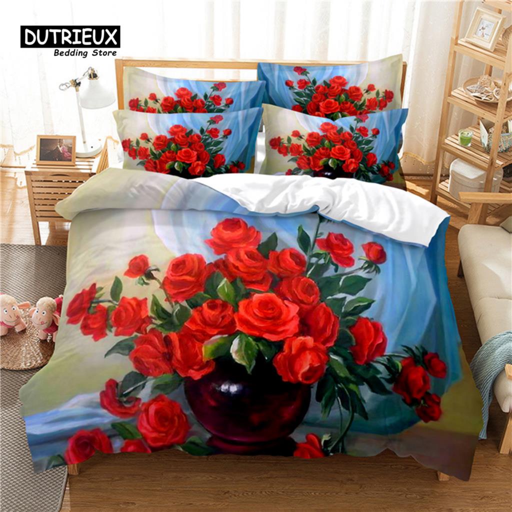 Cat Lovers Duvet Cover Set, Fashion Bedding Set, Soft Comfortable Breathable Duvet Cover, For Bedroom Guest Room Decor