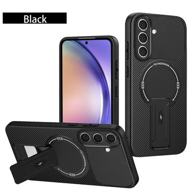 For Samsung A15 Case Galaxy A16 Phone Case Galaxy A25 A26 A17 A35 A55 A36 A56 Cover Magnetic Mounting Bracket Protect Back Cover