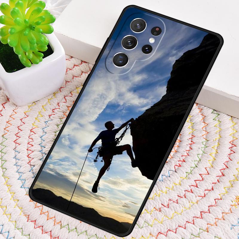 Mountain Climbing Silicone Phone Case For Samsung Galaxy note 10 pro S26 S25 S24 S23 S22 S21 Plus S25Ultra Capa Cover