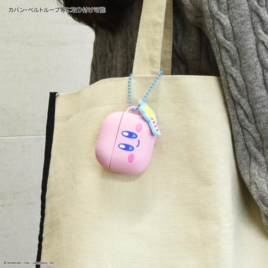 Gourmandies Kirby of the Stars Silicone Case for AirPods Type 4, B, BKBY-22B