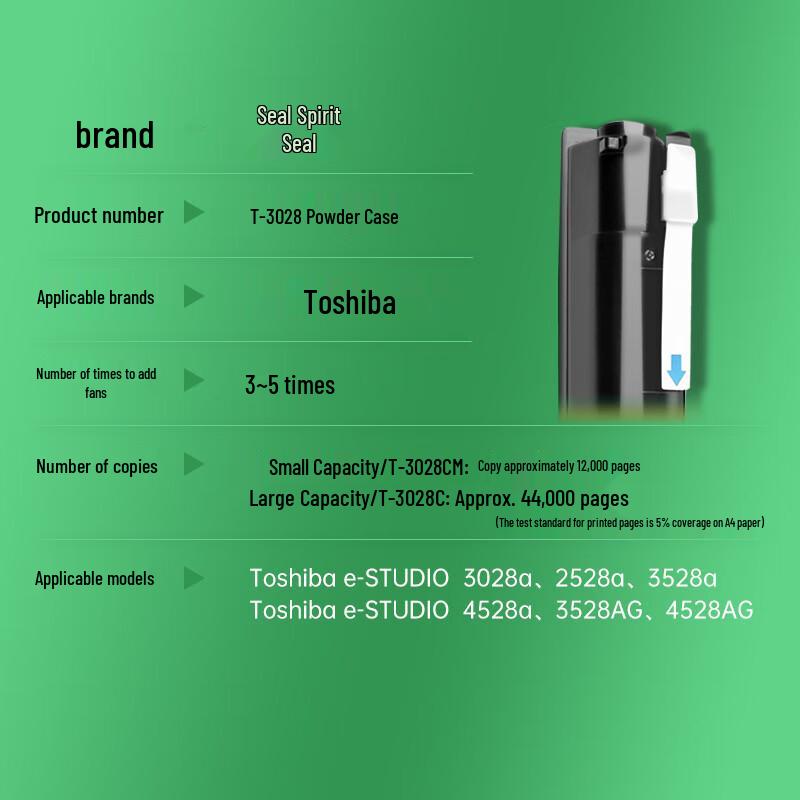 LingYin T-3028C Compatible High Capacity Black Toner Cartridge for Toshiba e-STUDIO