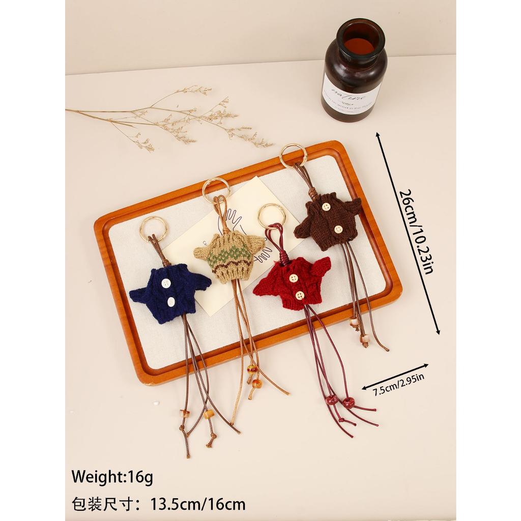 Autumn and winter original retro mini doll sweater beaded bag pendant versatile bag clothes casual pendant accessories