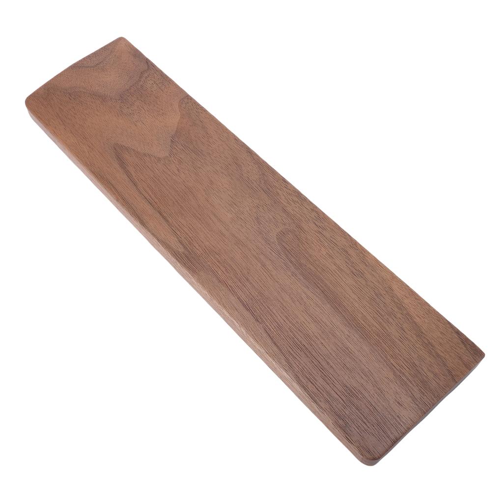 Keyboard Wrist Rest 30cm Ergonomic Walnut Wood 60 Percent Keyboard Wrist Support for Programmer Text Worker