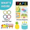 Handmade Material Children's Tape Sticker Book Early Learning Tape Coloring Toy  Educational Toy