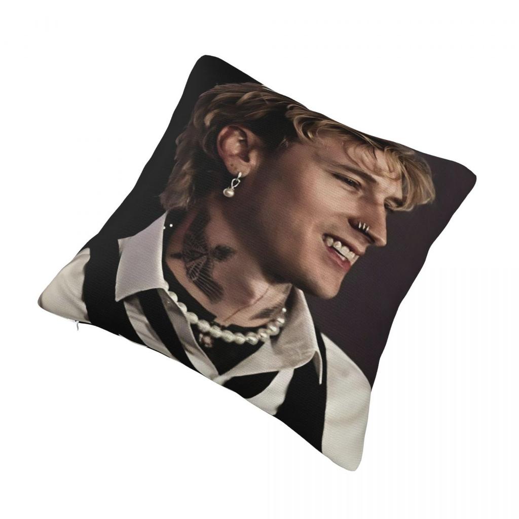 Decorative Pillowcase Mgk Lost Americana Tour - Stuff Seat Throw Pillow Case Cover Square Multiple Sizes