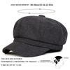 Beret School Old Vintage Autumn Spring Hat Newsboy Brand Latest Fresh Personality Herringbone Neutral Gender Women  Men For Hats Wild Casual