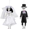 30cm Realistic Skeleton Halloween Decorations with Articulated Joints For Party Centerpieces Display Indoor and Outdoor