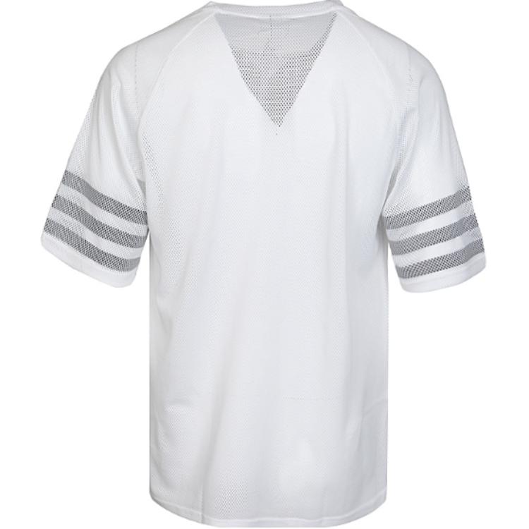 Adidas Neo Casual Series Round Neck Fashion Versatile Short Sleeve T-Shirt Men Tops White BR8467