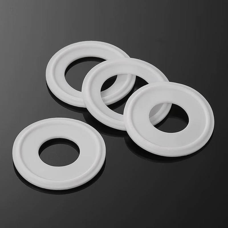 ZHIDE Sanitary Quick-Connect PTFE Hard Gasket 63mm Clamp (77.5mm OD, 4.5mm T)