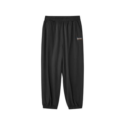 Sports Alliance Series FW24 Breathable Cuffed Comfortable Knitted Joggers Unisex Joggers Carbon-Black L424U007-0018
