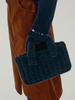 Sienne Shearing Bear Padding Bag (Navy)