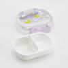 Skater Children's Lunch Box, Small Size, 1 Tier, 270ml, Fluffy Dome Shape, Kids Lunch, Antibacterial Treatment, Made in Japan, Shinapushu, Girls QAF1A