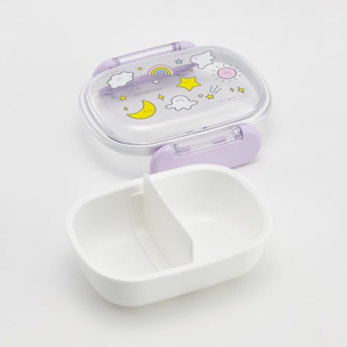 Skater Children's Lunch Box, Small Size, 1 Tier, 270ml, Fluffy Dome Shape, Kids Lunch, Antibacterial Treatment, Made in Japan, Shinapushu, Girls QAF1A