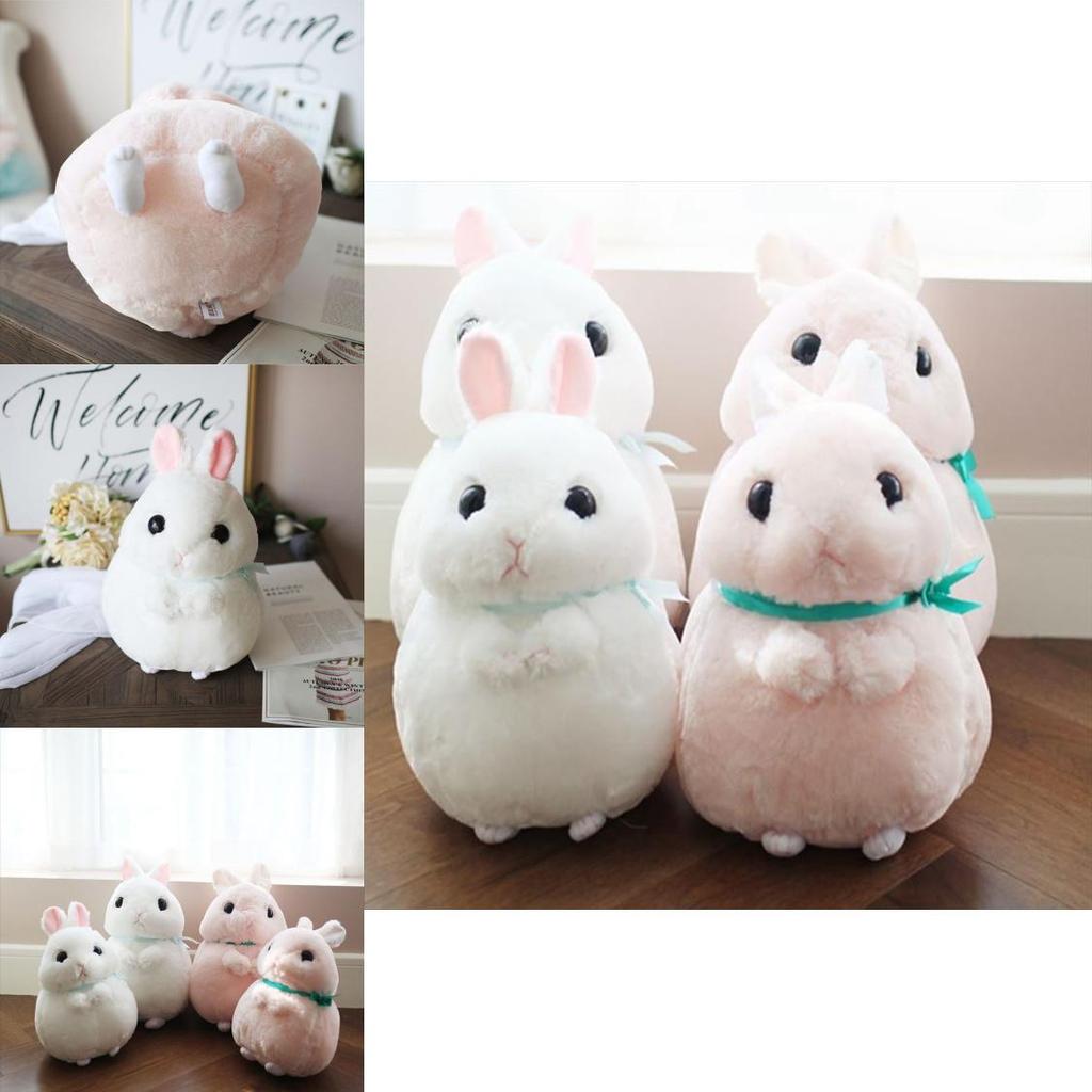 Adorable Cute Kids Baby Plush Soft Bunny Pink White Rabbit Doll Toy Gift For All Ages