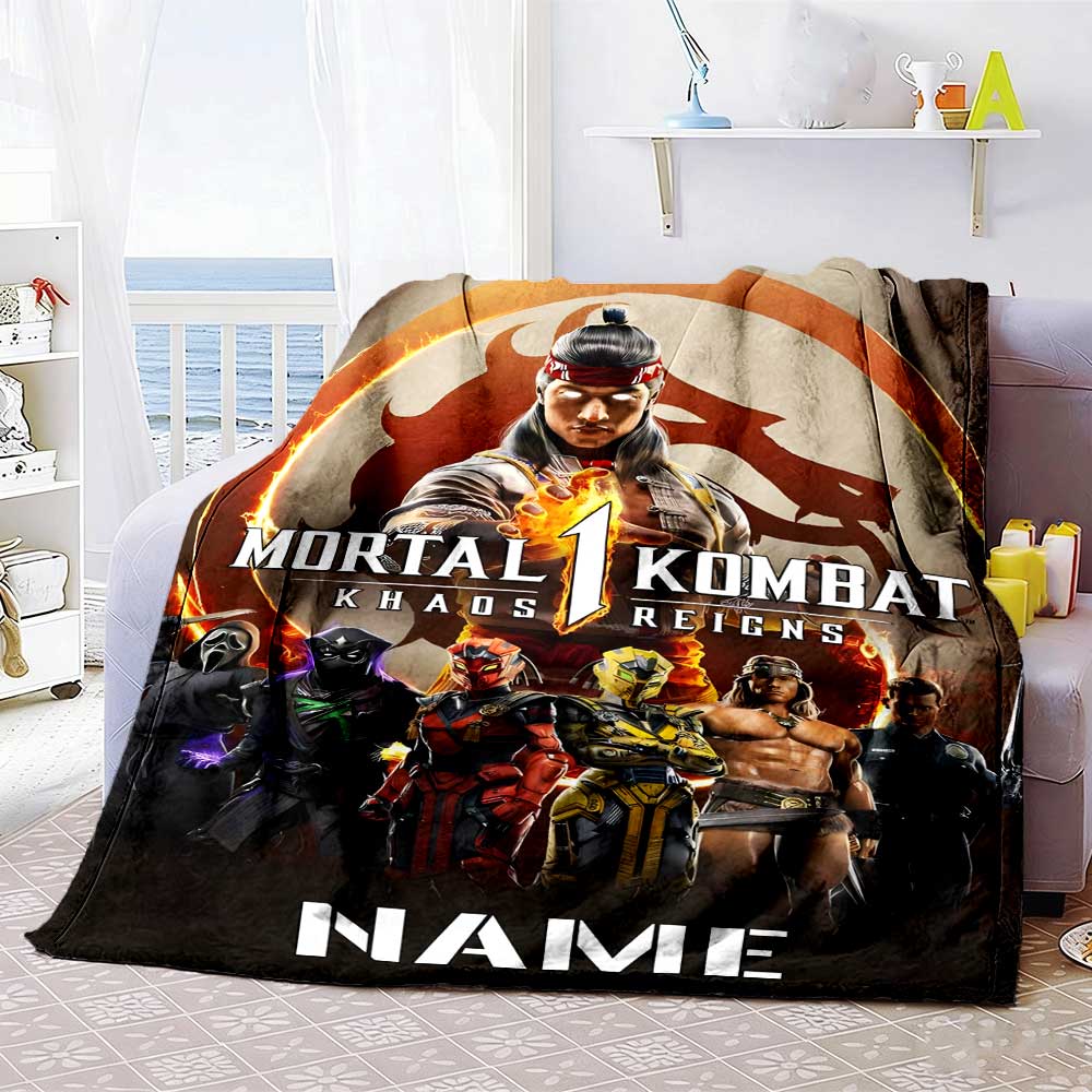 Warner Bros. Works (14) Customize Text Blanket Multi-purpose Personalized Blanket Durable Comfort Great for Chair Bedding Sofa Living Room
