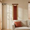 Handmade Cotton Wall Decor Boho Hanging Decor, Hand Woven Tassel Tapestry, Gradient Tapestry for Bedroom Color Fringe Living Room Cafe Decoration