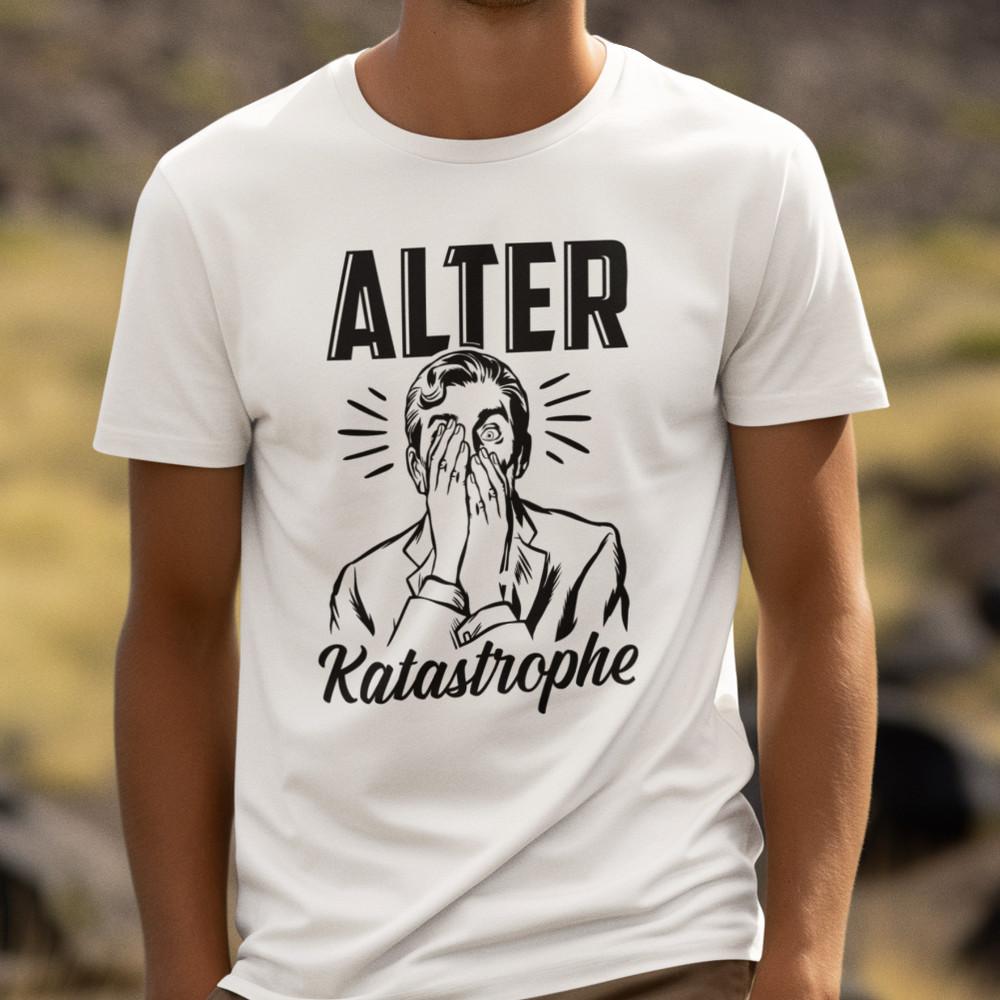 

VINTAGE DISASTER Facepalm Retro Funny Meme Sayings Funny Comedy T-Shirt L