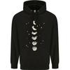 Cat Moon Cycles Phases Full Supermoon Childrens Kids Hoodie