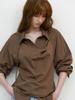 ATELIER NAIN N Halter Sleeveless Layered Blouse (Bl-4404)