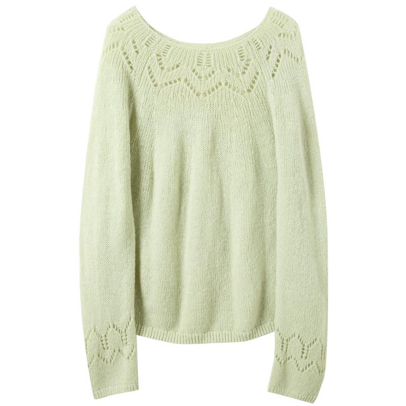 Women's Hollow-Out Knit Pullover Sweater