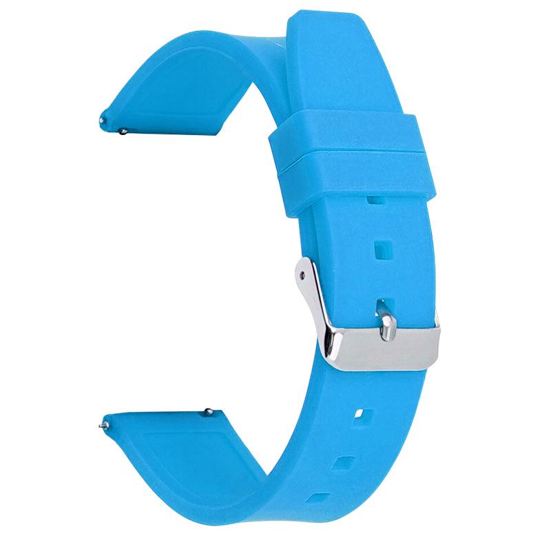 Schnellverschluss Wasserdichtes Silikon Smartwatch Armband 16-28mm