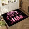 Cartoon Anime Girl Sailors Moons Floor Mat Soft Thickened Absorbent Non-Slip Bedroom Living Room Door Mat Home Flannel Rugs