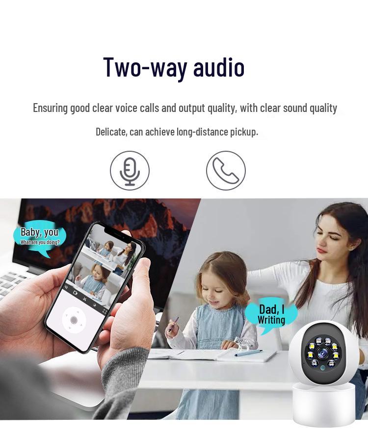 Wireless HD Indoor Baby Monitor with Night Vision