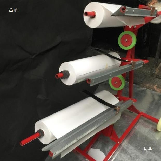 Mobile Multifunctional Paint Masking Paper Holder & Cutter Stand