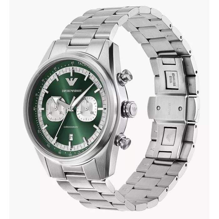 Montre Emporio Armani Hommes AR11637 - Argent Acier inoxydable - 42mm - Etanche 5 bar